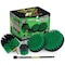 Drill Brush Power Scrubber By Useful Products 7 in W 5 in L Brush, Green G-S-542O-7X-QC-DB - alternate 1
